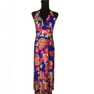 Purple rain, maxi dress